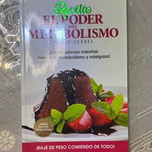 Recetas El Poder del Metabolismo - Libro de Cocina (Blanco, Rojo)